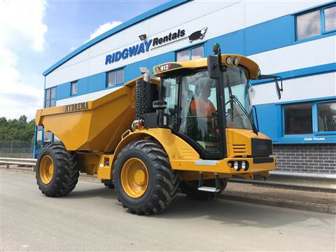 hydrema 912f arrives at Ridgway