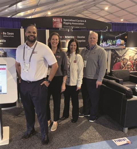From left to right: SC&RAâ€™s Jason Bell, Lisa Grepps, Beth Oâ€™Quinn and Steven Todd at ConExpo 2020