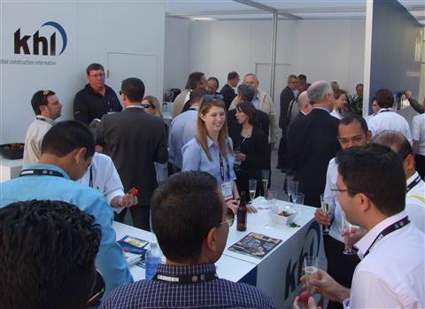 KHL’s stand at ConExpo 2014.