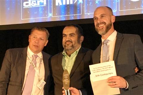Erith Contracts wins top demolition award