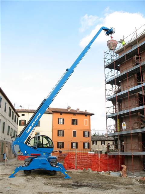 Terex Aerial Work Platforms will have its Genie GTH-4018 SR rotating telehandler on display at Bauma